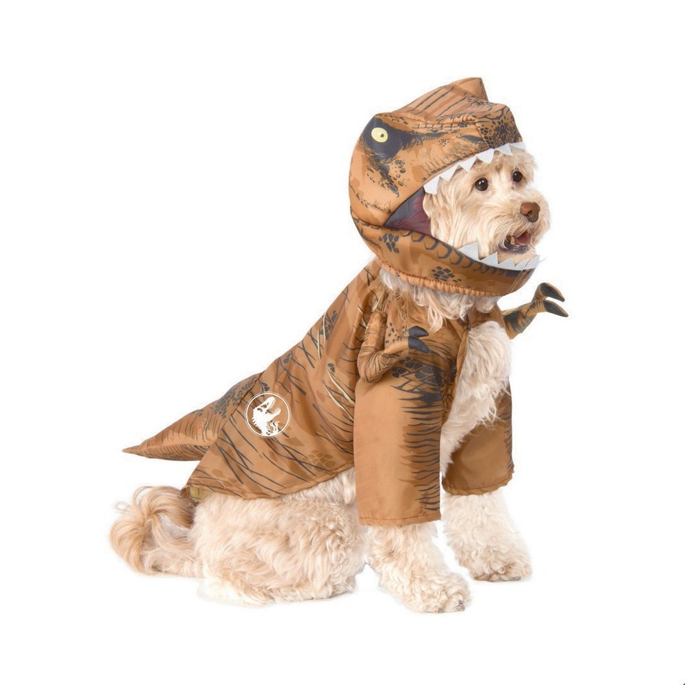 T-Rex Dog 2-pc. Costume - Size XL - Brown